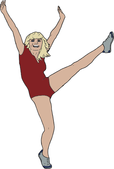 Aerobic Dancer clipart