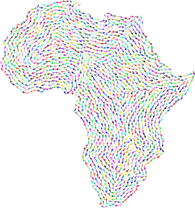 Africa Arrows Flow Colorful clipart