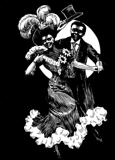 African American Dancers clipart