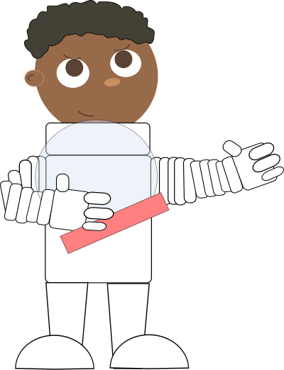 African Astronaut clipart