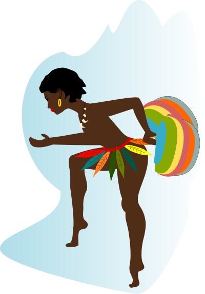 African dancer clipart