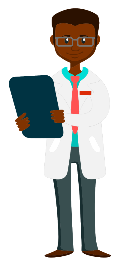 African Doctor clipart