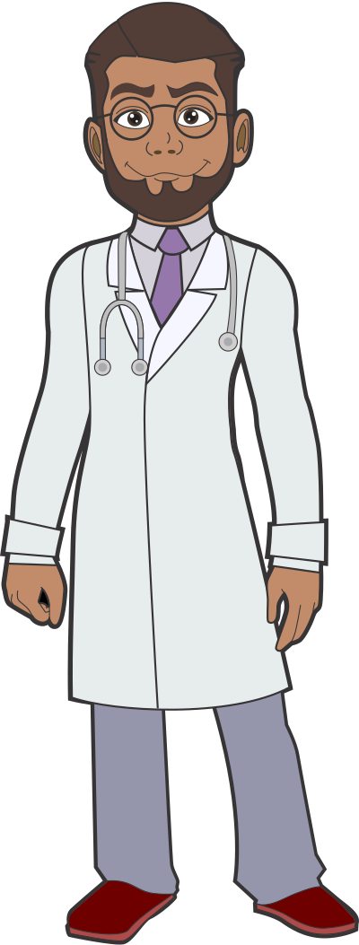 African Doctor clipart