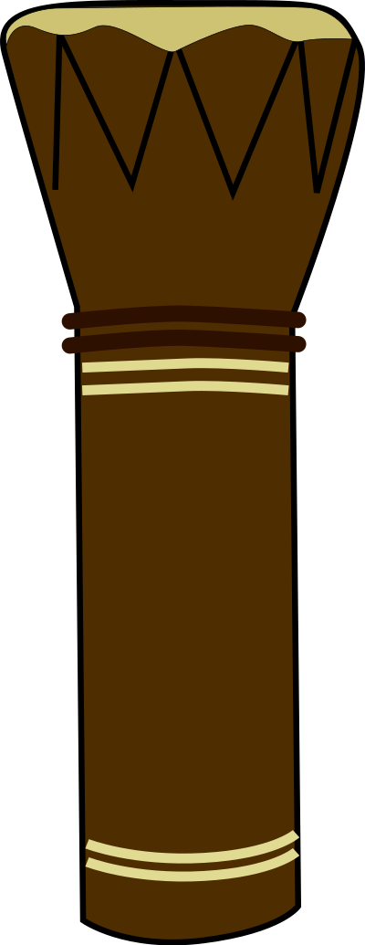 African Drum clipart
