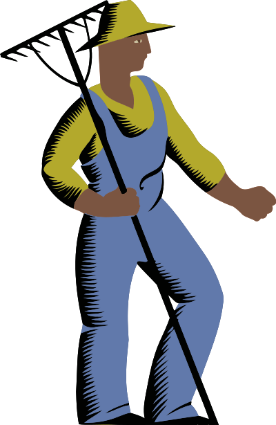 African Farmer clipart