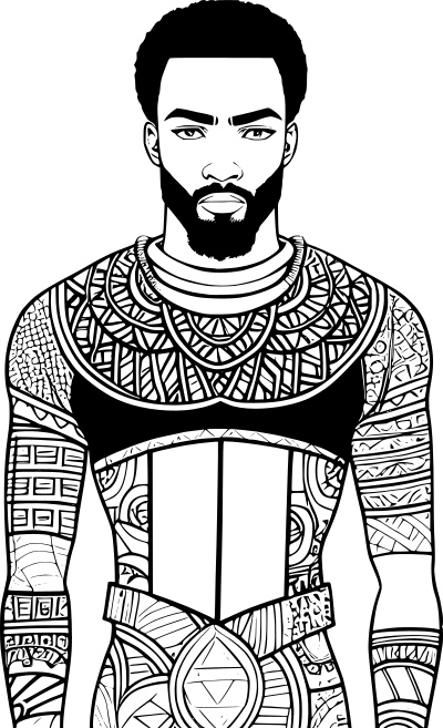 African man clipart