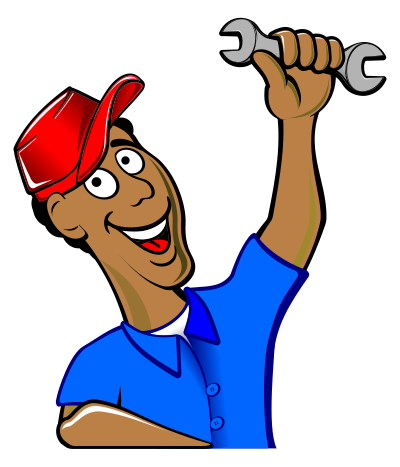 African Mechanic clipart