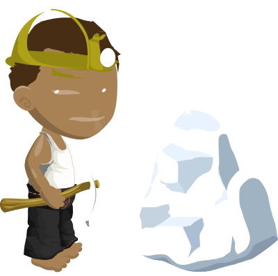 African Miner clipart