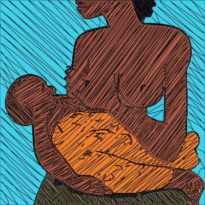 African Mother clipart