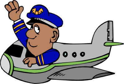 African Pilot clipart