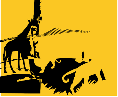 African Safari Scene clipart