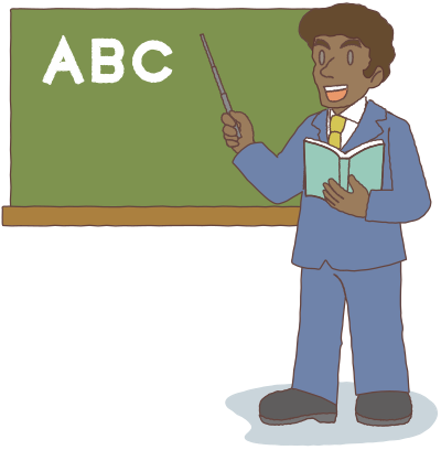 African Teacher clipart