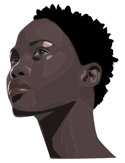 African Woman Portrait clipart