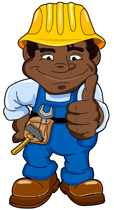 African Worker clipart