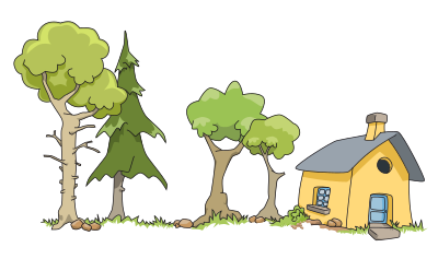 After clear the undergrowth clipart