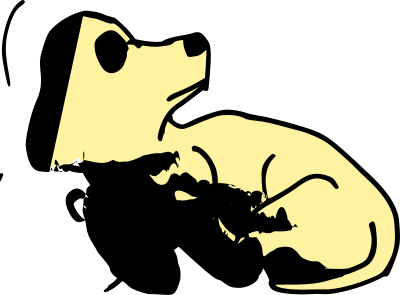 Agitated Dog 1 clipart