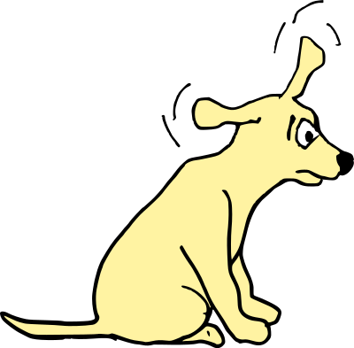 Agitated Dog 2 clipart