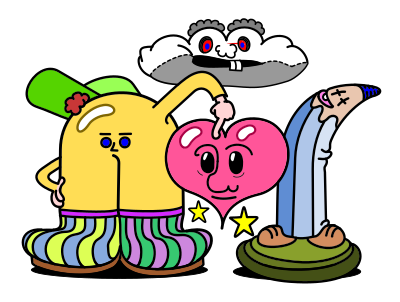 /A/HEART/PENCIL/CLOUD/ clipart