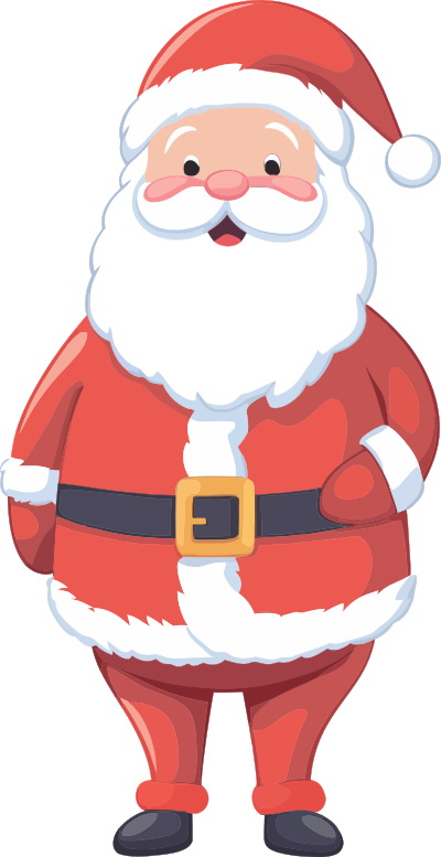 AI Generated Santa By Petr Kratochvil Vectorized clipart
