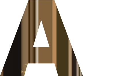 AI Typography PCB II Gold Outlines clipart