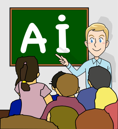 AI vs ABC clipart