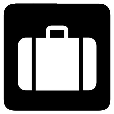 Aiga baggage check in bg clipart