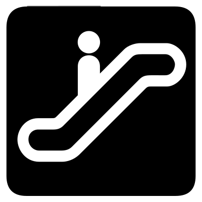 Aiga escalator bg clipart