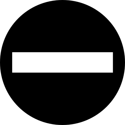 Aiga no entry clipart