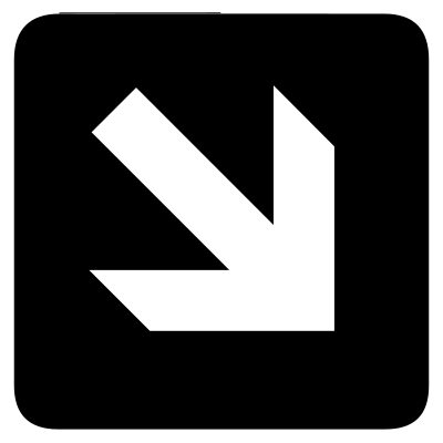 Aiga right and down arrow bg clipart