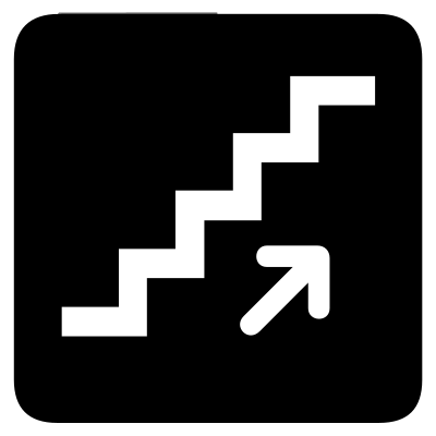 Aiga stairs up bg clipart