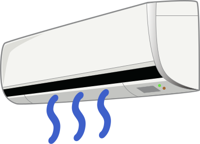 Air Conditioner with Cold Air Remix clipart