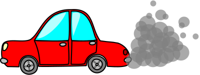 Air Pollution Car clipart