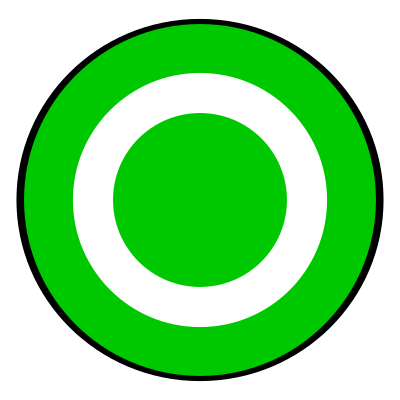 Air traffic control Navpoint circle clipart