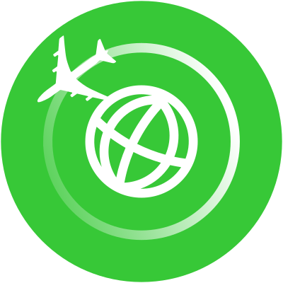 Air Travel Icon clipart