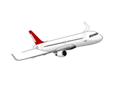 Airbus A320 clipart