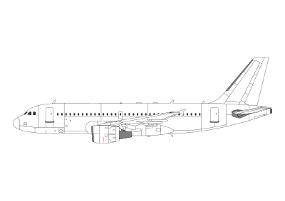 Airbus319 clipart