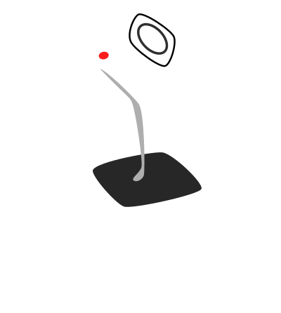 Aircraft side stick clipart