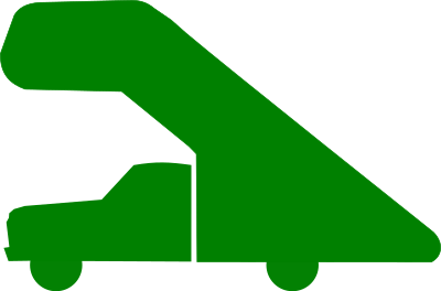 Aircraft Stairs Truck clipart