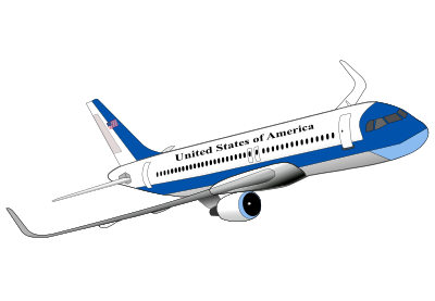 Airforce One clipart