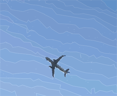 Airplane in the Sky clipart