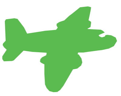 Airplane refixed clipart