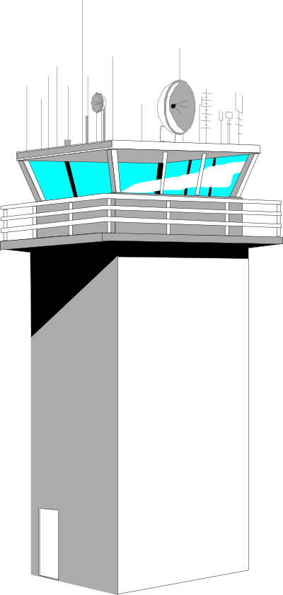 Airport Control Tower clipart