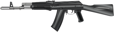 AK-47 Kalashnikov rifle clipart