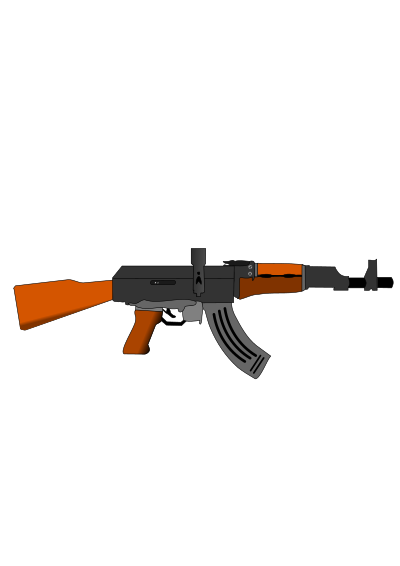 Ak47 gun clipart