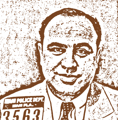 Al Capone Mug Shot clipart