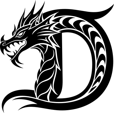 AL Generated Dragon D clipart
