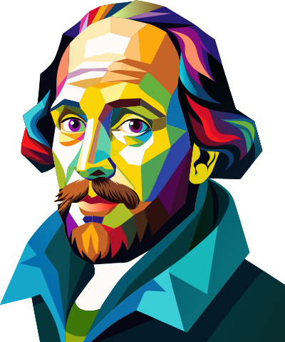 AL Generated Shakespeare clipart
