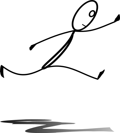 Al jumping clipart