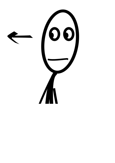 AL-look-left clipart