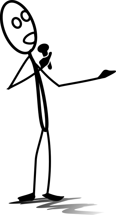 Al singing clipart
